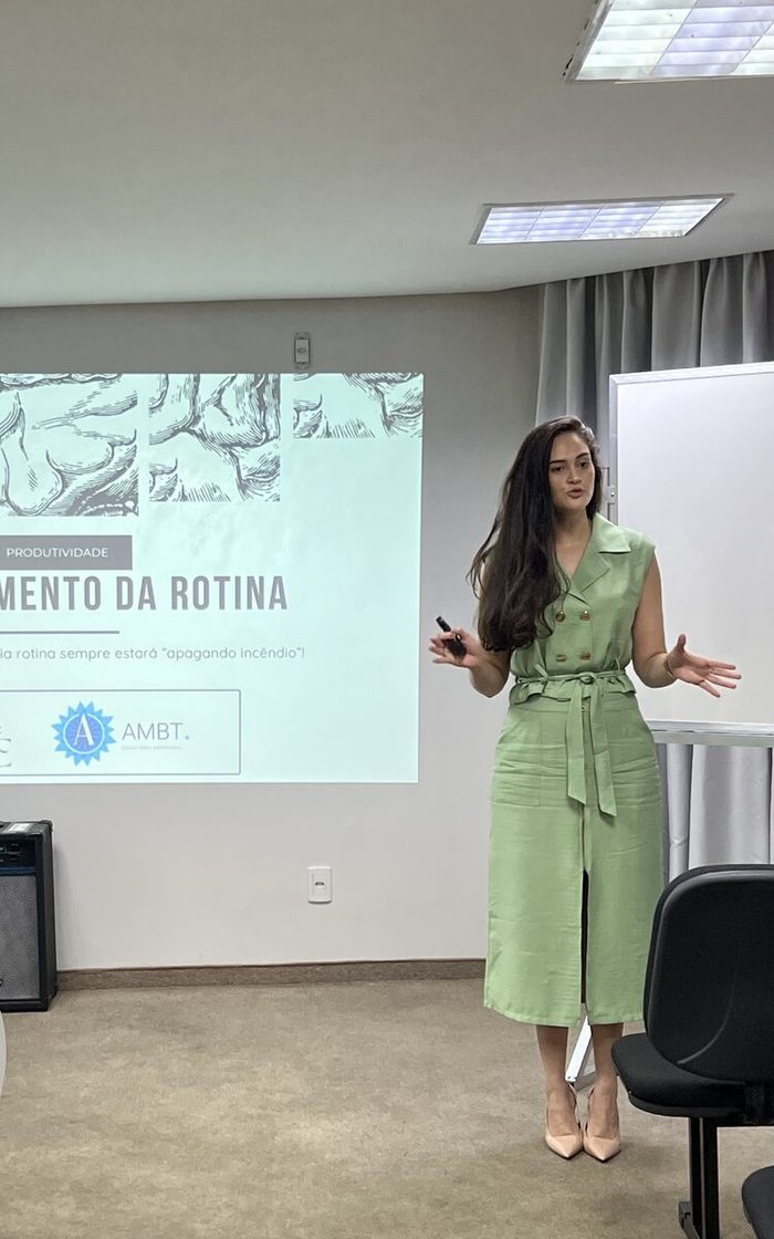 Palestra sobre gestão de rotina